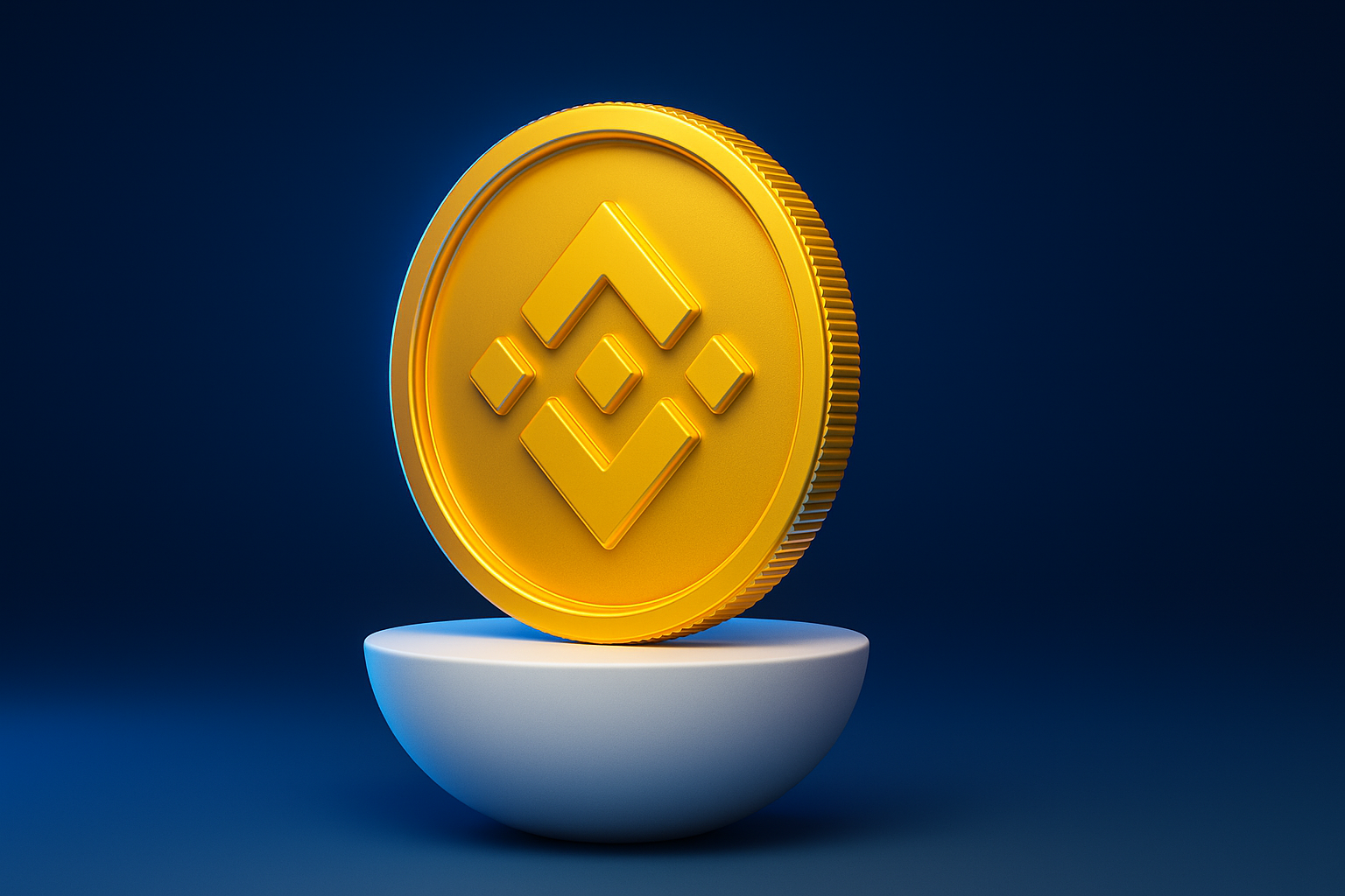Minh họa Binance coin Minh họa Binance coin