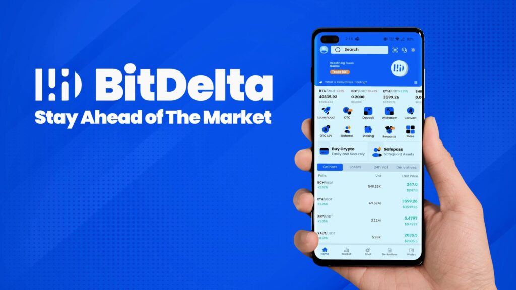 Sàn BitDelta là gì? Đánh giá sàn BitDelta chuyên sâu 2 BitDelta hỗ trợ giao dịch crypto, cổ phiếu, forex và phái sinh