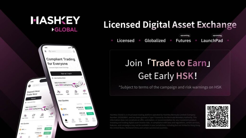 Nhận token sớm từ HashKeyGlobal Giao dịch sớm – nhận ngay token HSK từ HashKeyGlobal