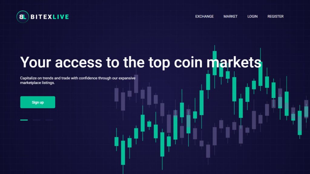 Sàn BITEXLIVE là gì? Đánh giá BITEXLIVE chuyên sâu 1 Trang Web chính của Bitexlive