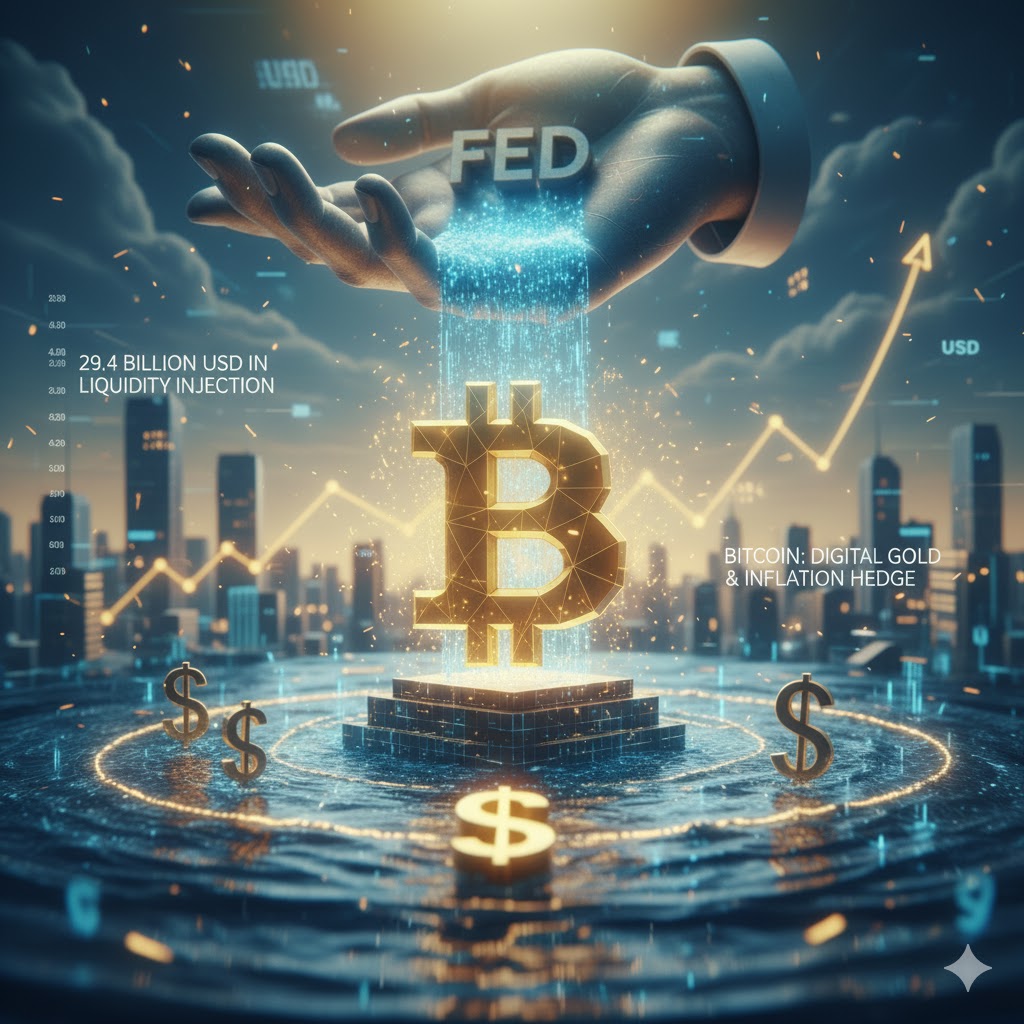 Tai sao Fed bom 294 ty do la vao thanh khoan va dieu nay co y nghia gi doi voi Bitcoin