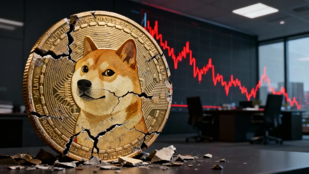Dogecoin giảm mạnh 9% giữa lúc Bitcoin suy yếu, nhà đầu tư cần thận trọng